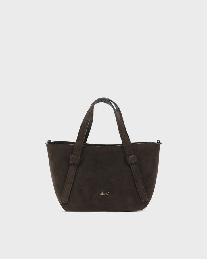 ABRO Handtasche Cosmo Mini Handtasche Dark Brown