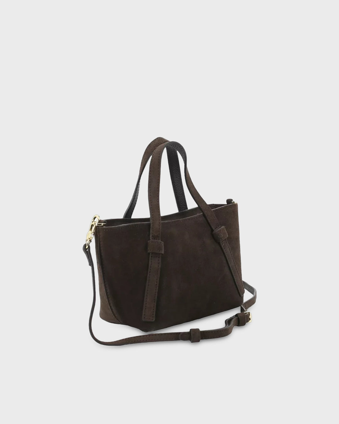 ABRO Handtasche Cosmo Mini Handtasche Dark Brown – Bild 2