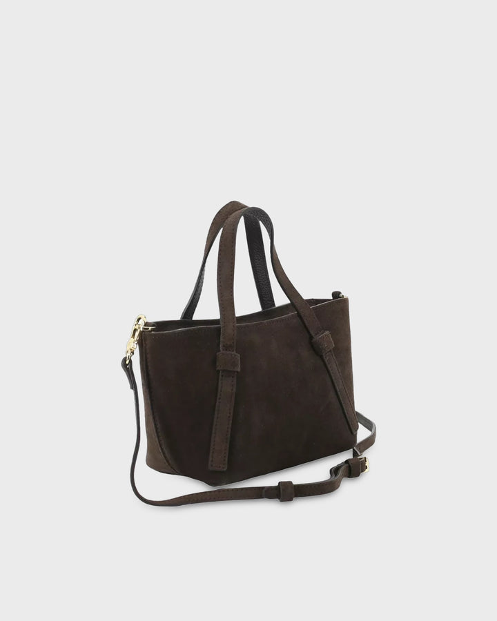 ABRO Handtasche Cosmo Mini Handtasche Dark Brown – Bild 2