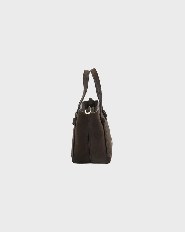 ABRO Handtasche Cosmo Mini Handtasche Dark Brown – Bild 3