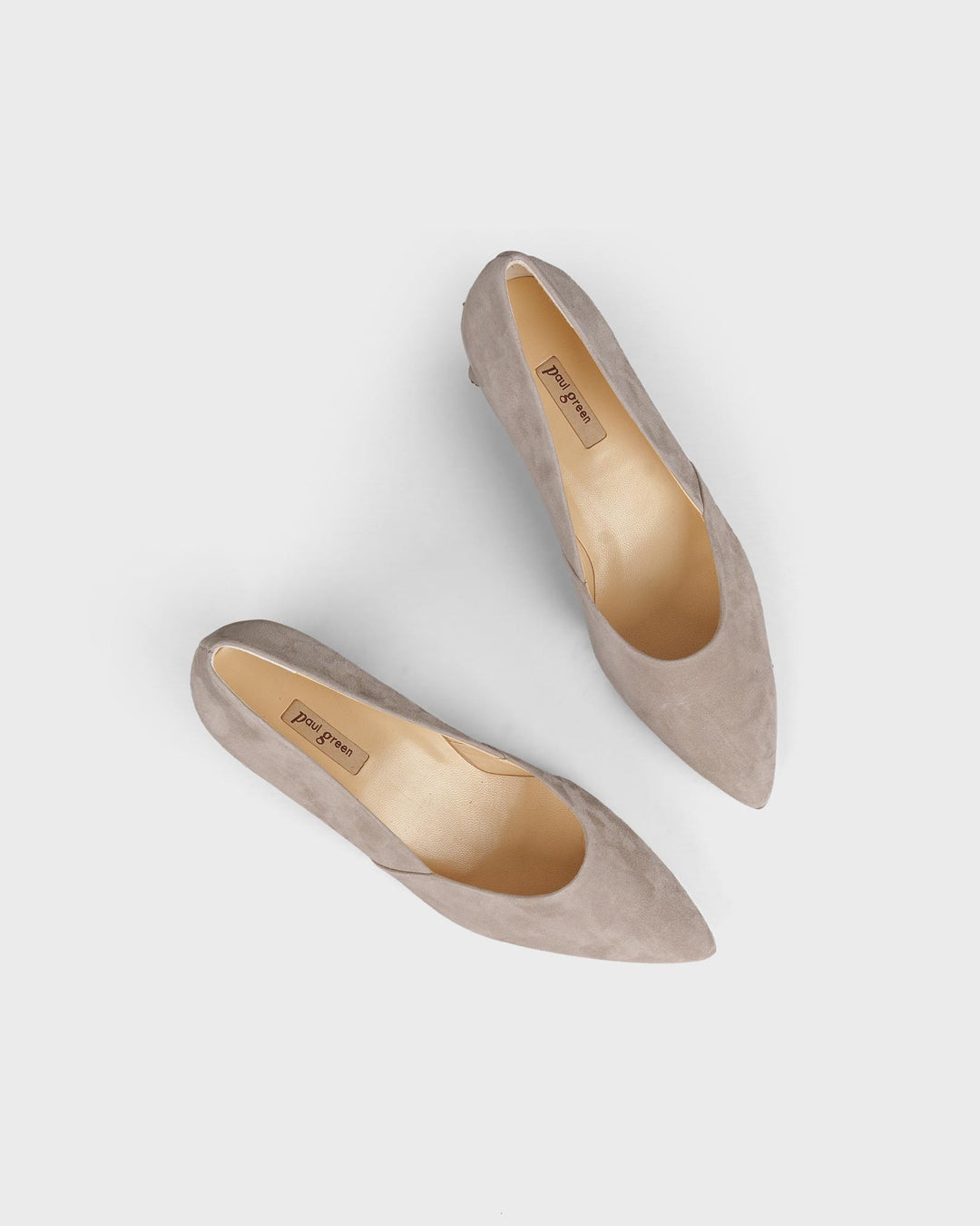 Pumps Samtziege Safari/beige