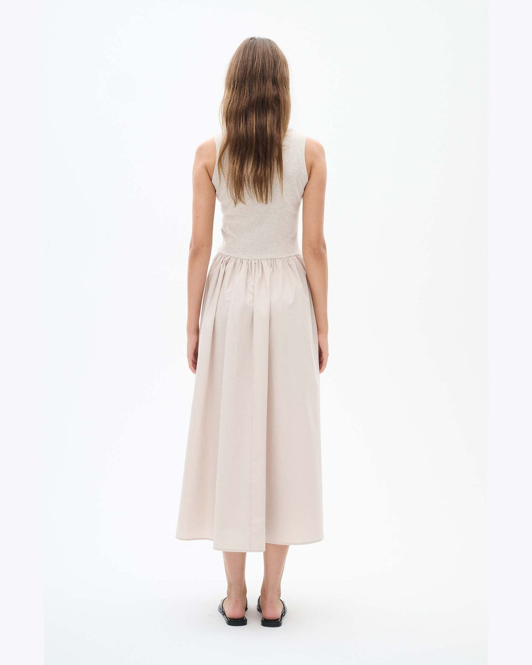 DagnamalW Melange Dress Ecru