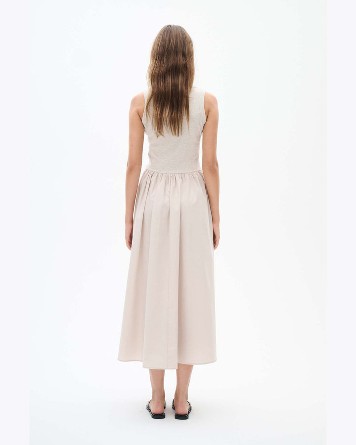 DagnamalW Melange Dress Ecru