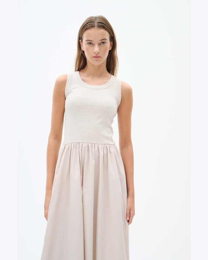 DagnamalW Melange Dress Ecru