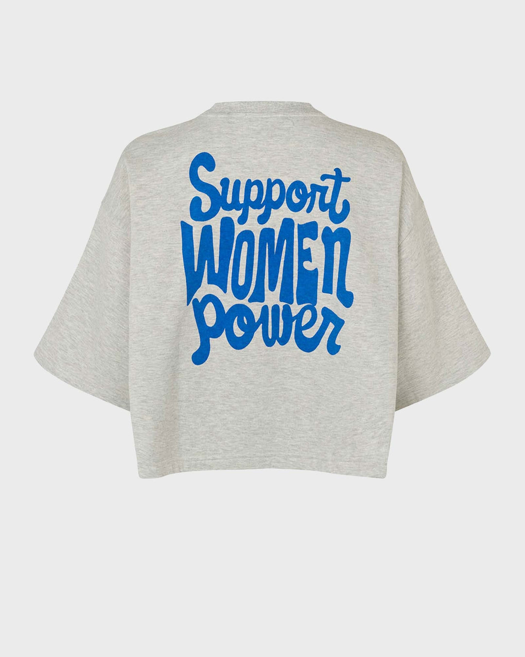 DanLL Boxy Sweatshirt 3/4 Light Grey Melange