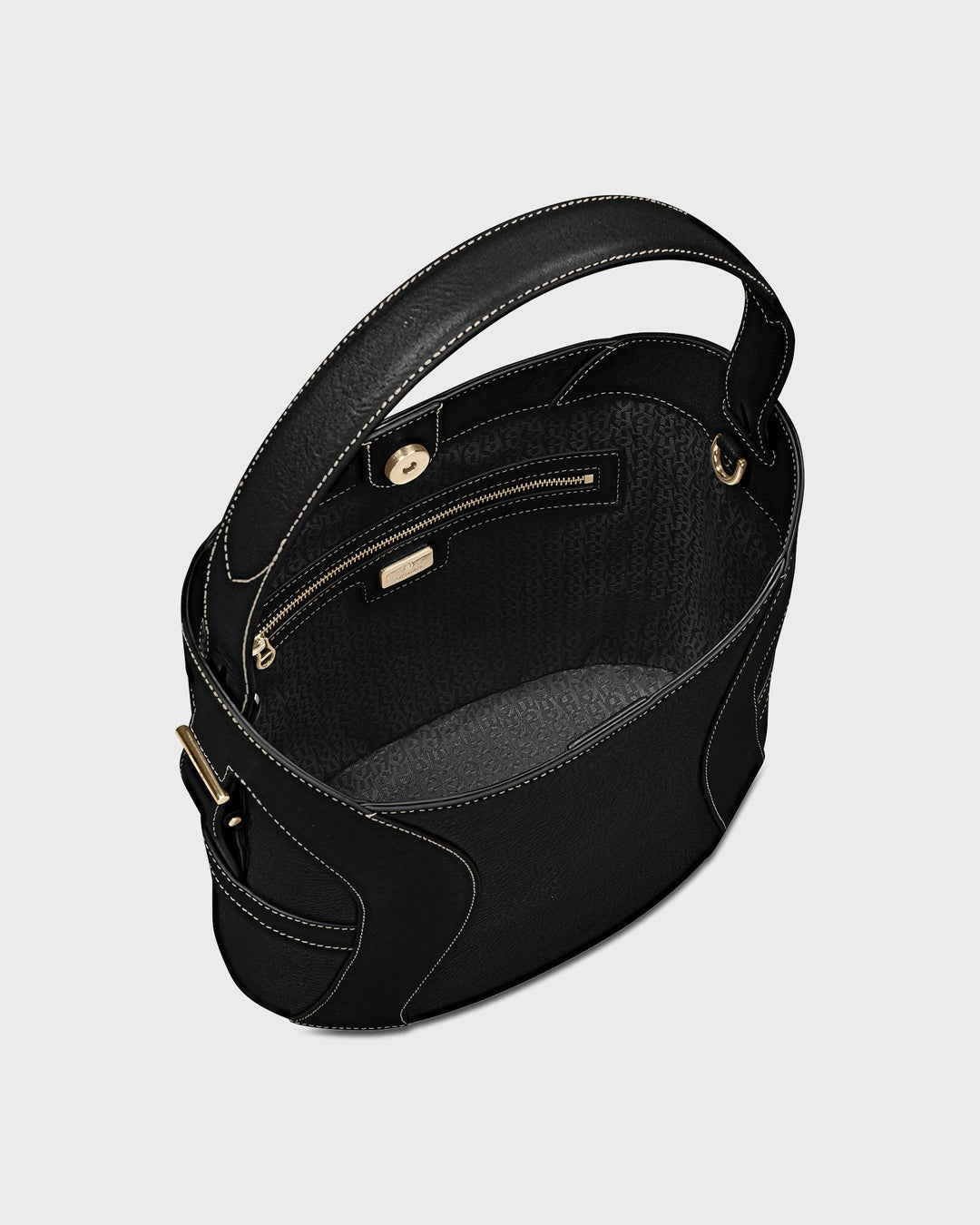 Aigner Handtasche Deborah M Black – Bild 3