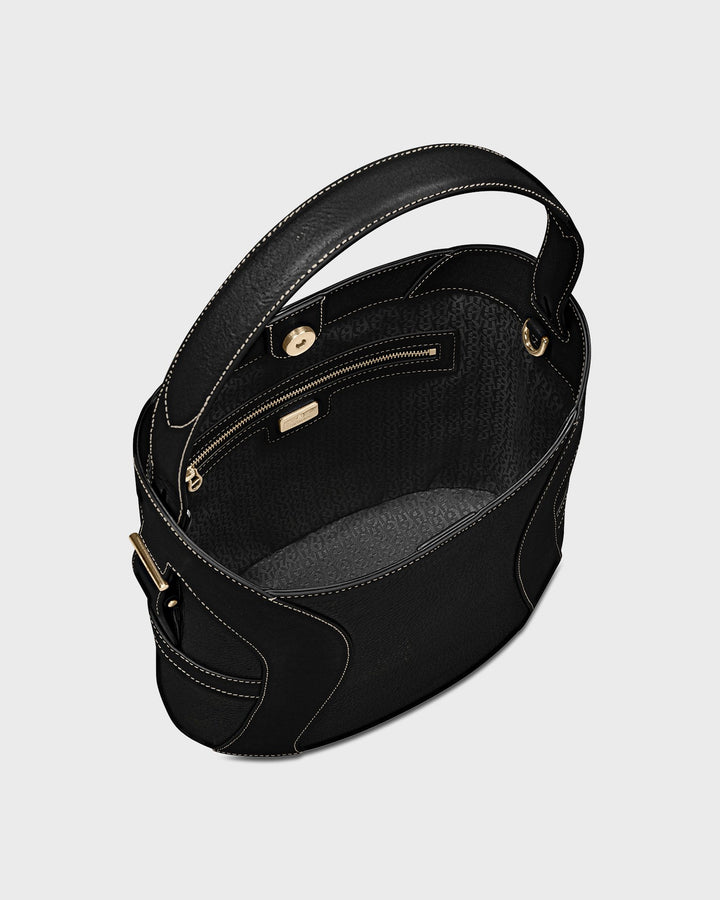 Aigner Handtasche Deborah M Black – Bild 3