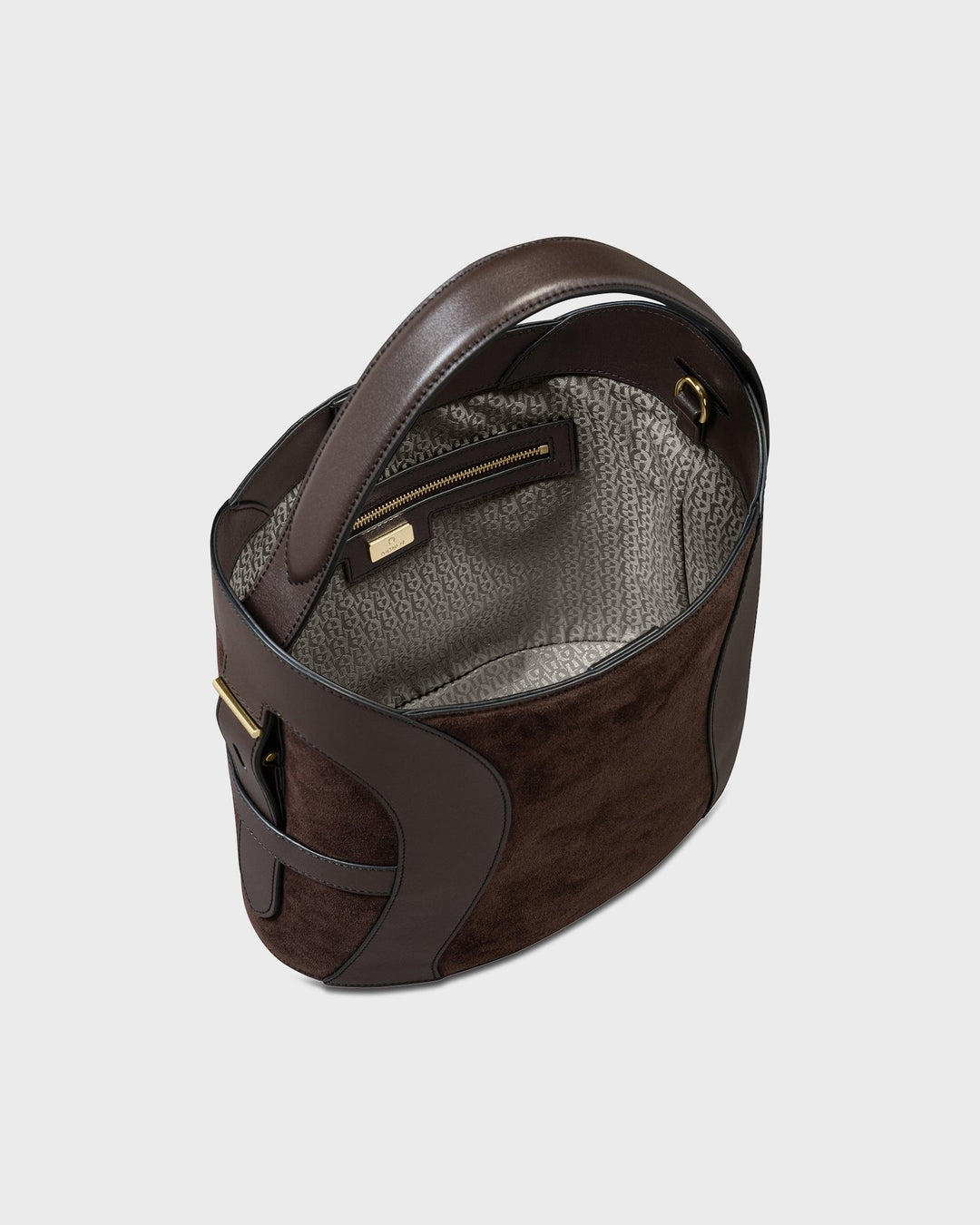 Aigner Handtasche Deborah M Soil Brown – Bild 3