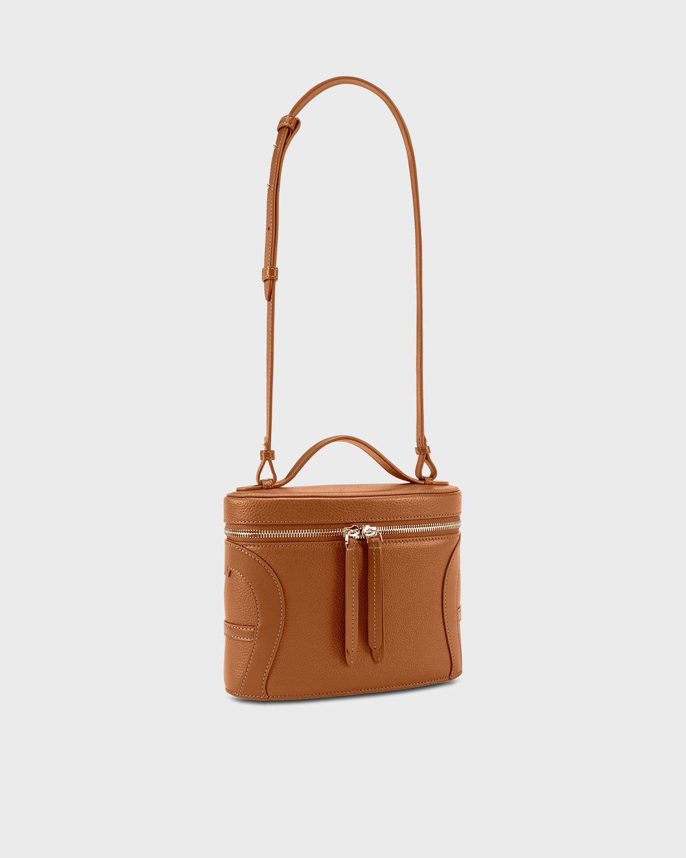 Aigner Handtasche Deborah S Cognac Brown – Bild 2
