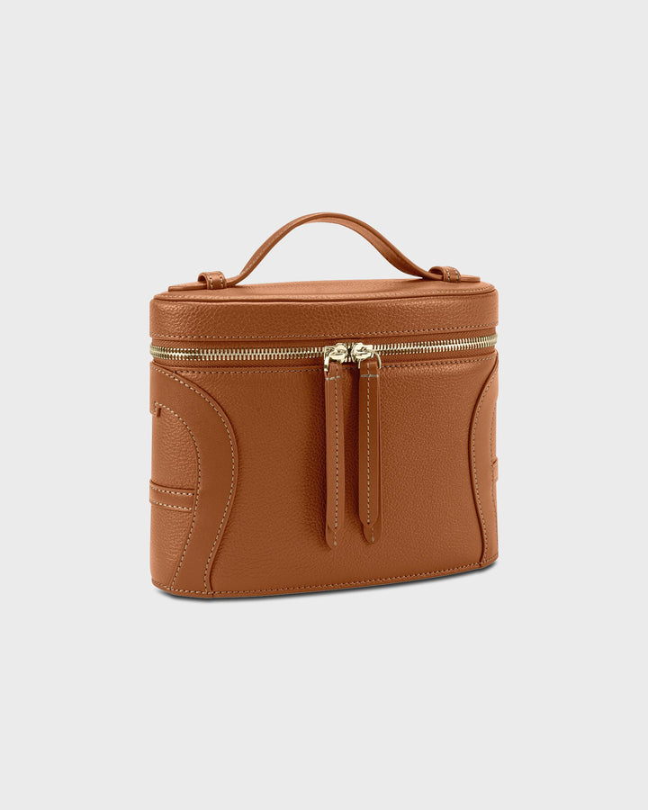 Aigner Handtasche Deborah S Cognac Brown – Bild 3