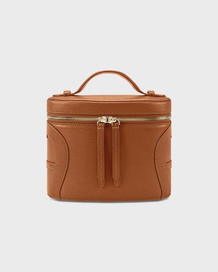 Aigner Handtasche Deborah S Cognac Brown – Bild 4