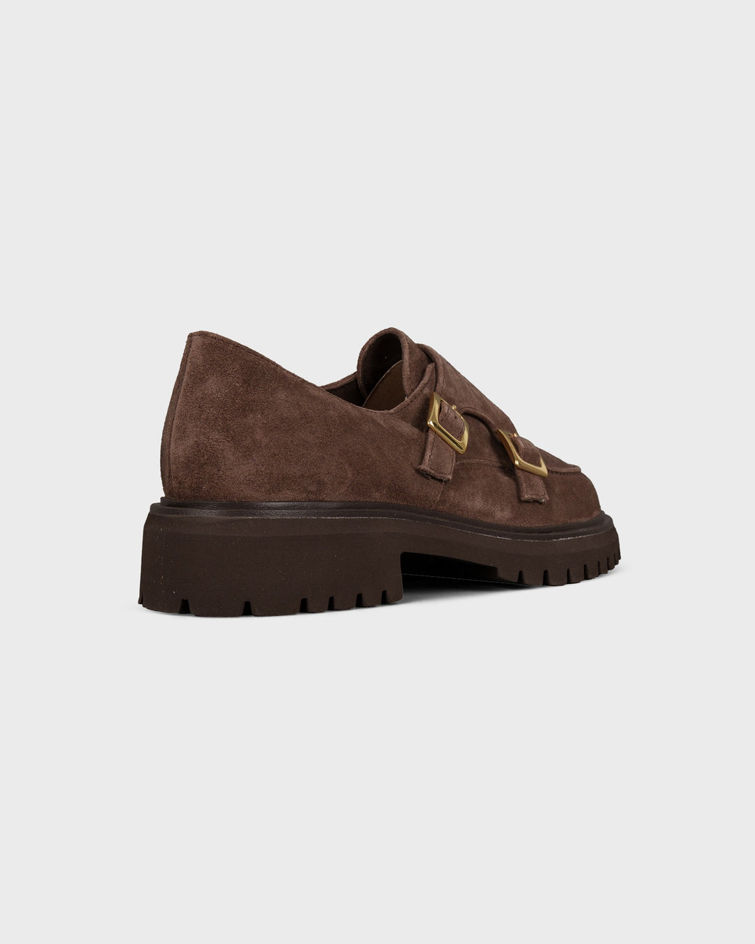Double Monks Soft Suede Earth