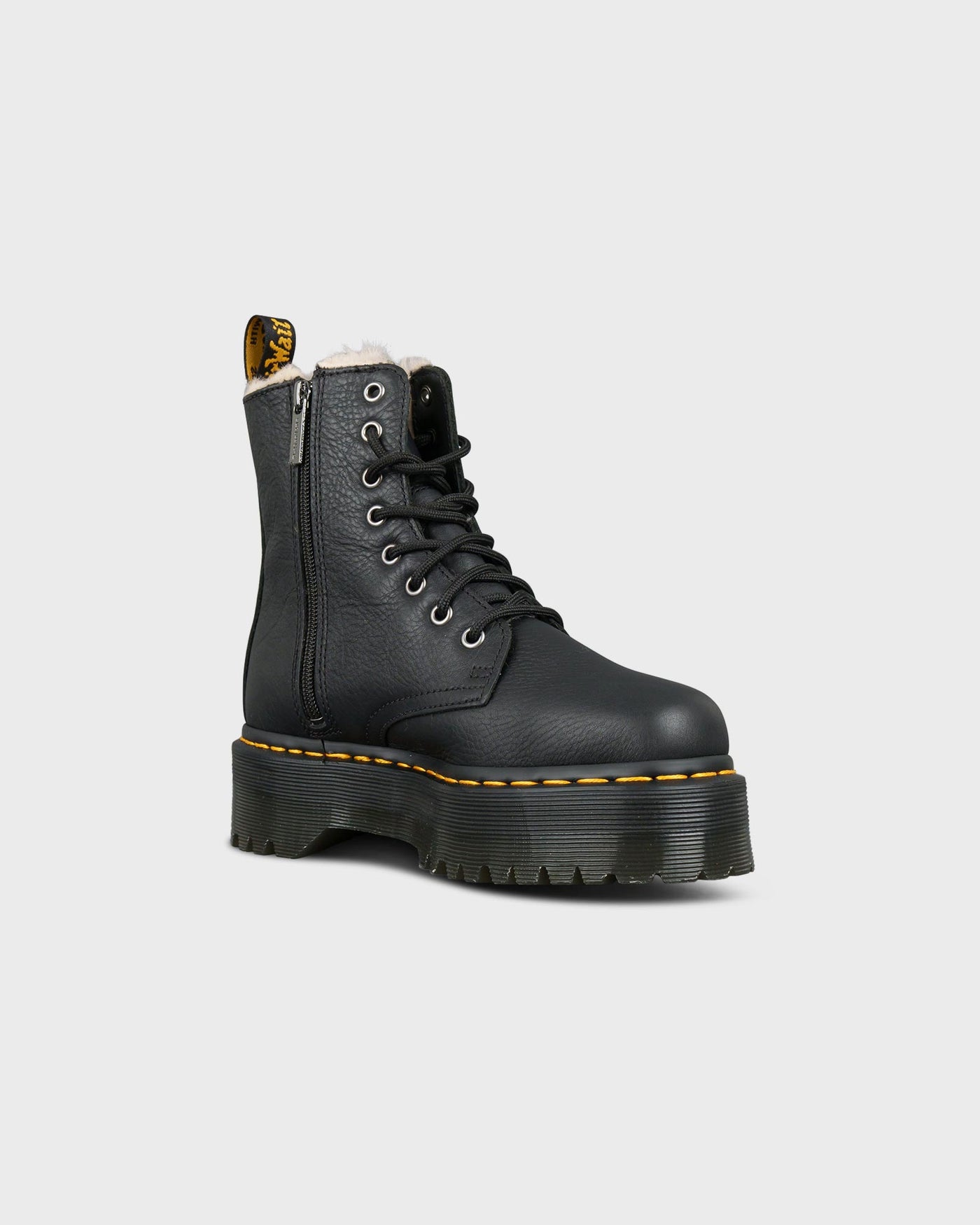 Dr. Martens Schnürboots  gefüttert Jadon FL Black Pisa myMEID
