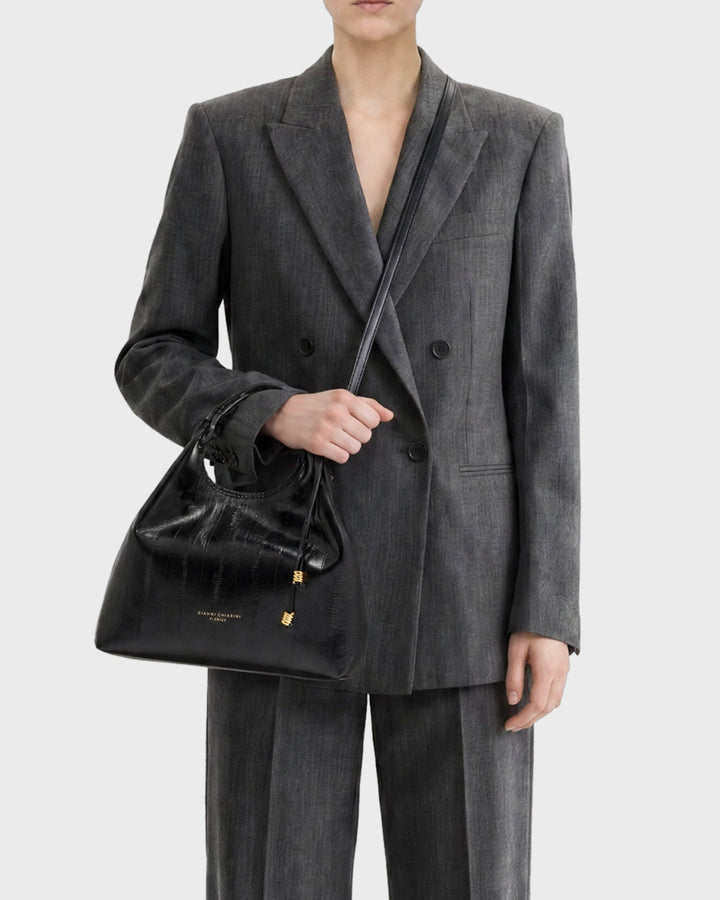 Gianni Chiarini Handtasche Dua Black – Bild 6