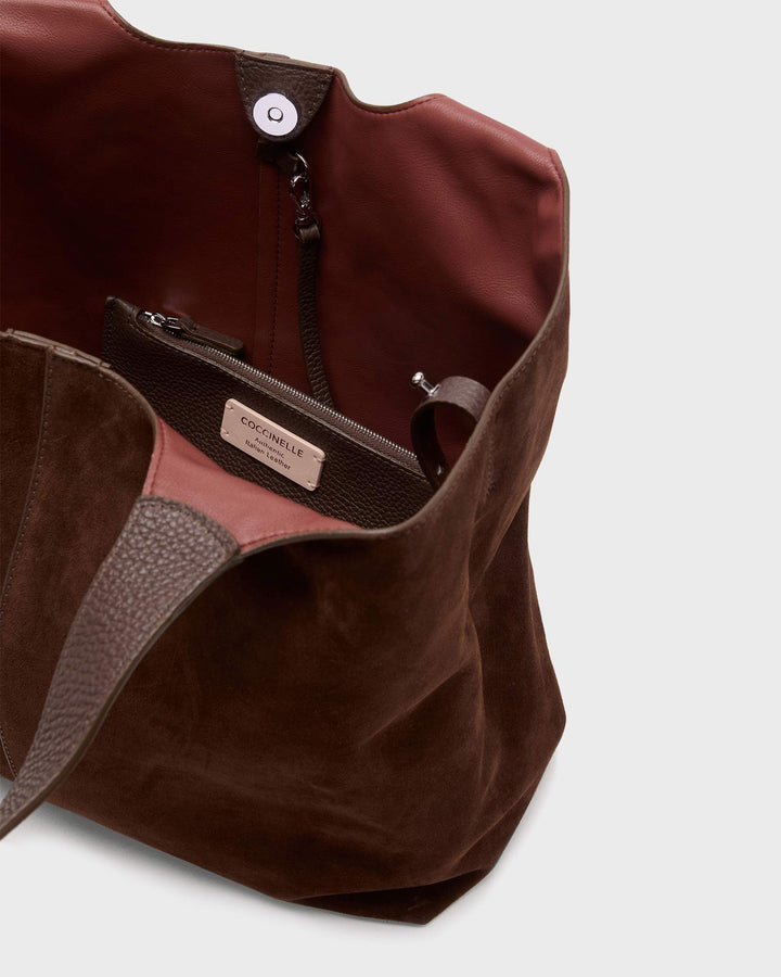 Coccinelle C-Easy Suede Brunette Brunet