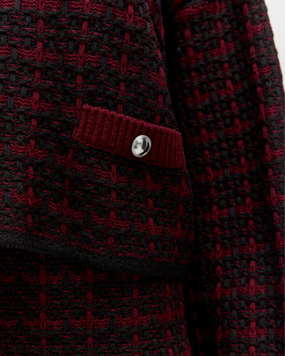 Joeline Jumper Burgundy Black myMEID