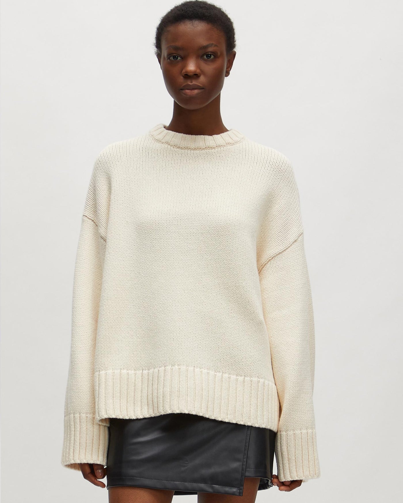 Oversize Christel Jumper  Antique White myMEID