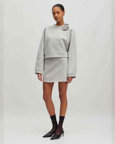 Xezal Sweater Light Grey Melange myMEID