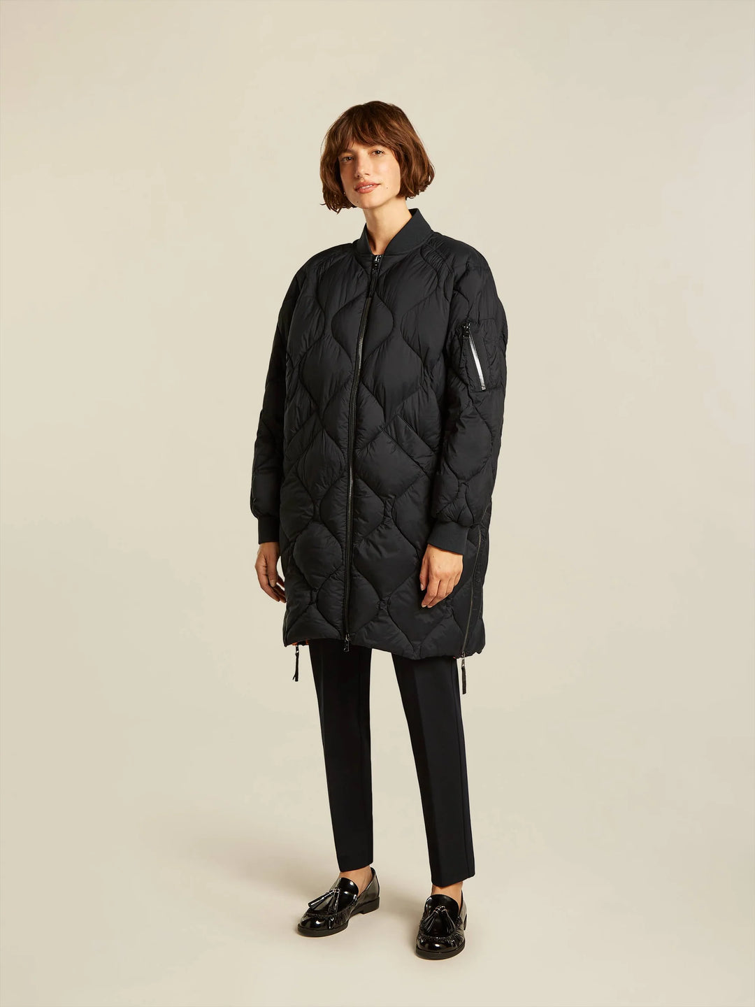 Elia Bomber Coat Black