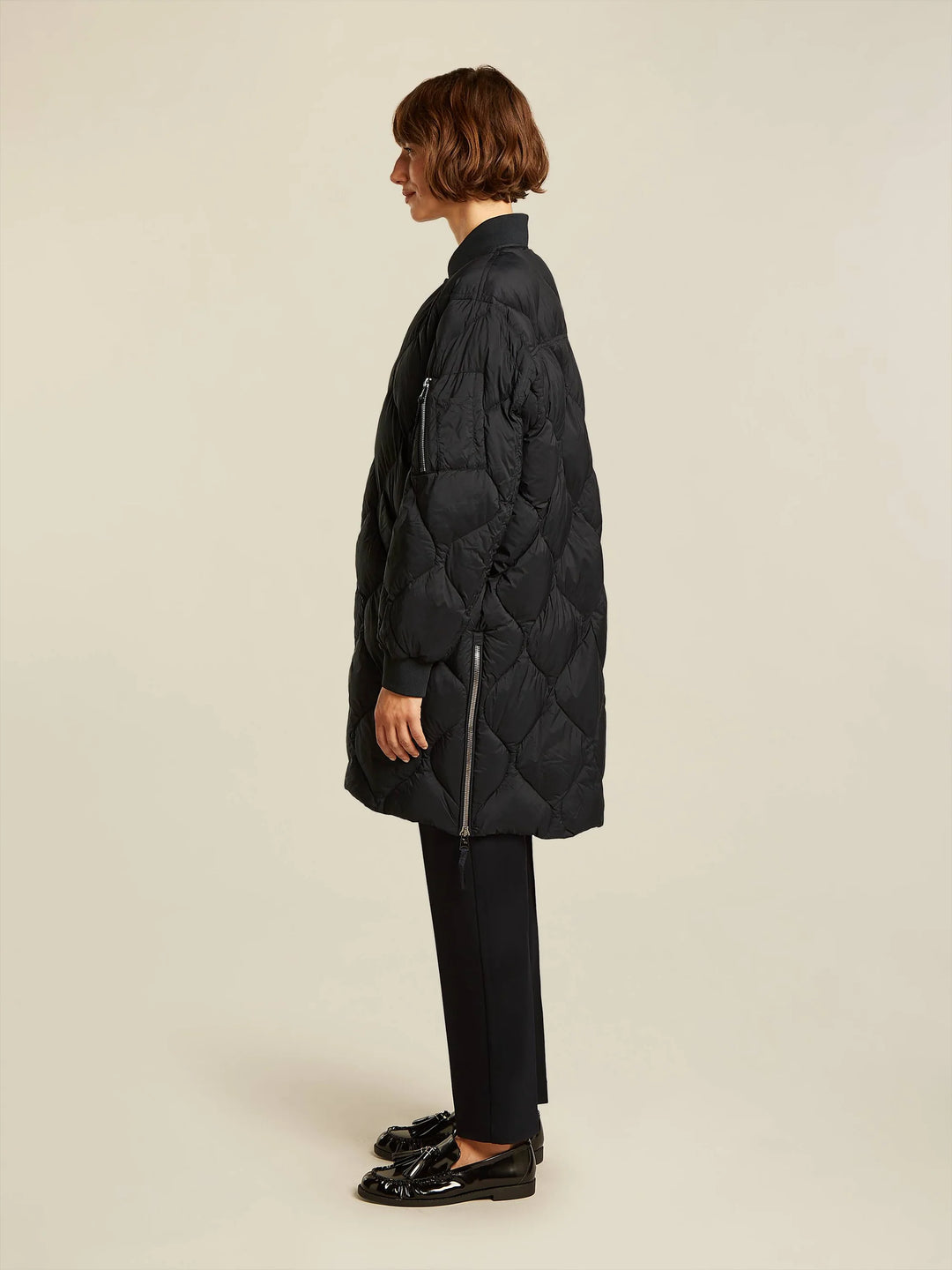 Elia Bomber Coat Black