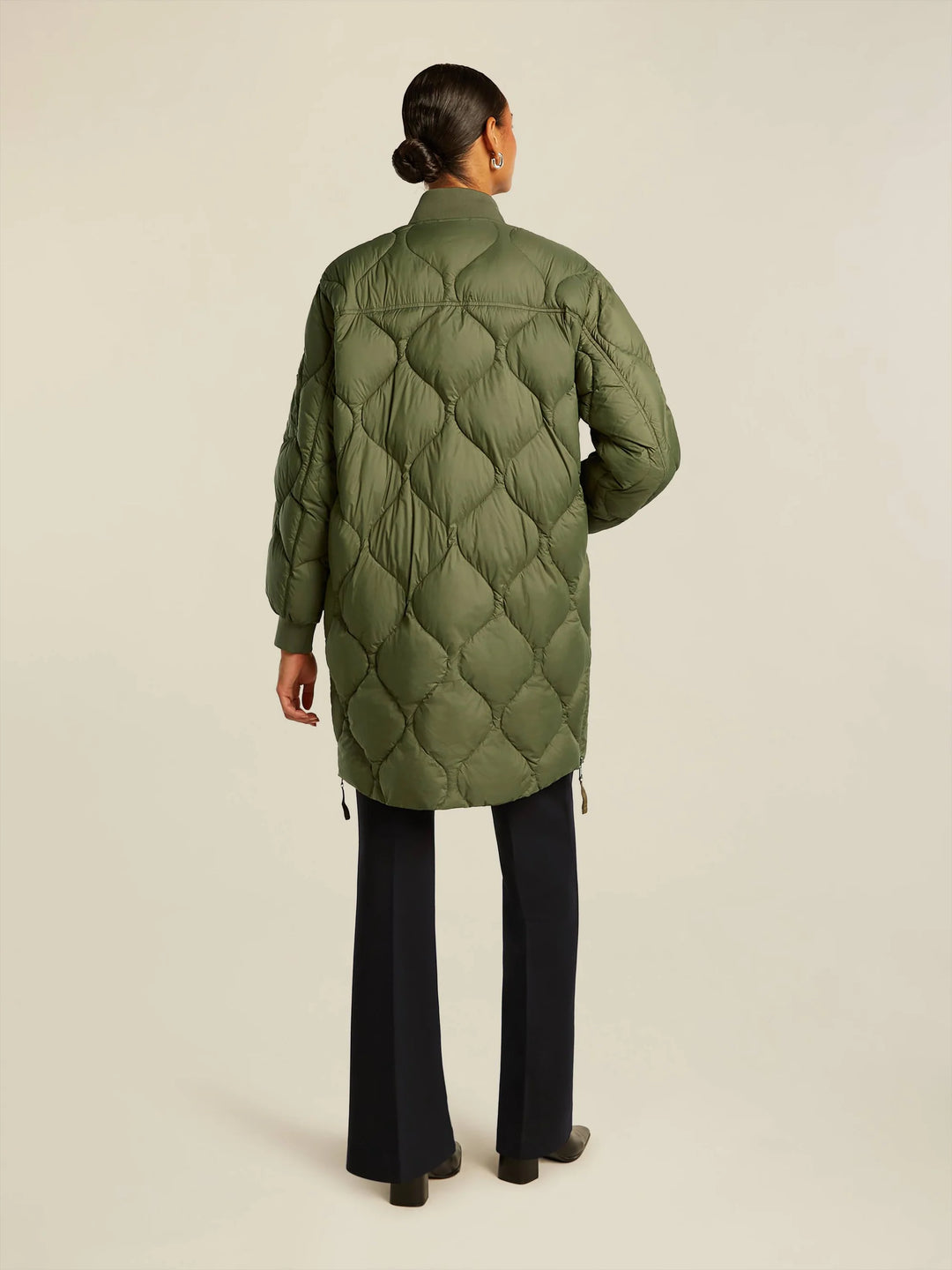 Elia Bomber Coat Green