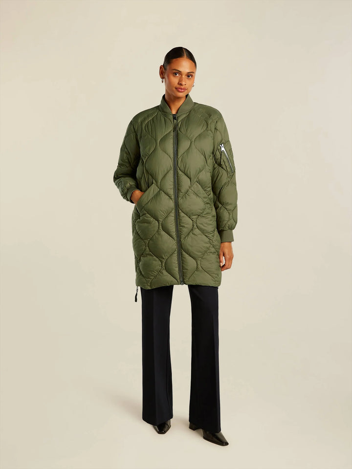 Elia Bomber Coat Green