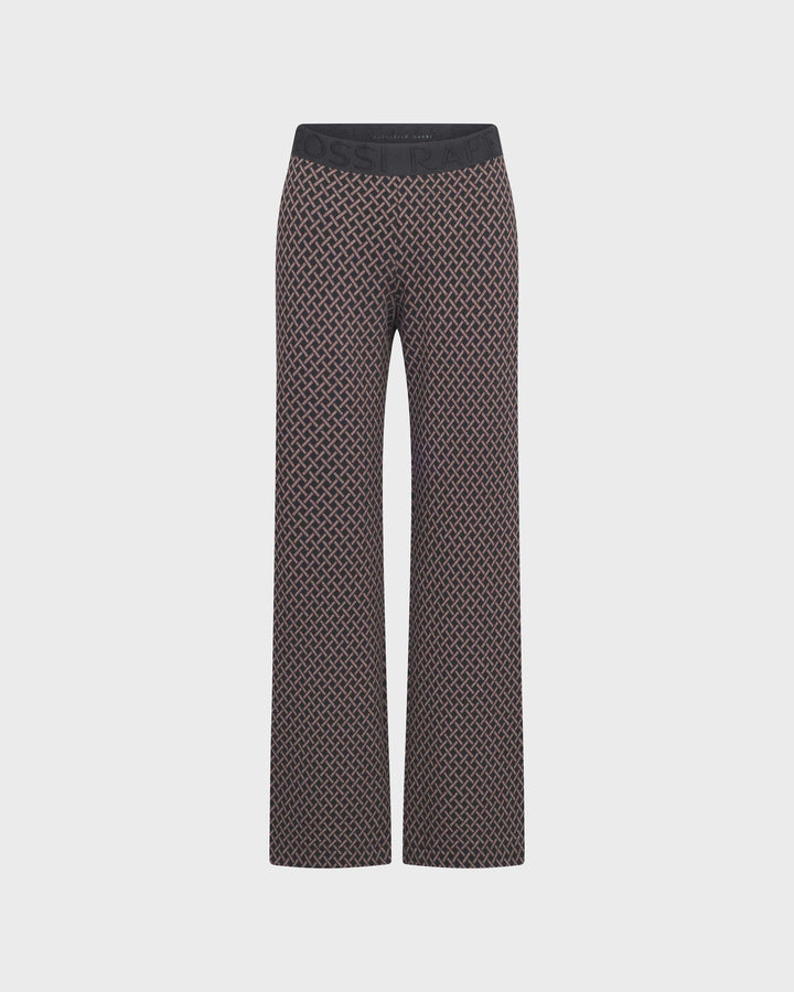Elaine Ribbon Rhomb Jacquard Braun