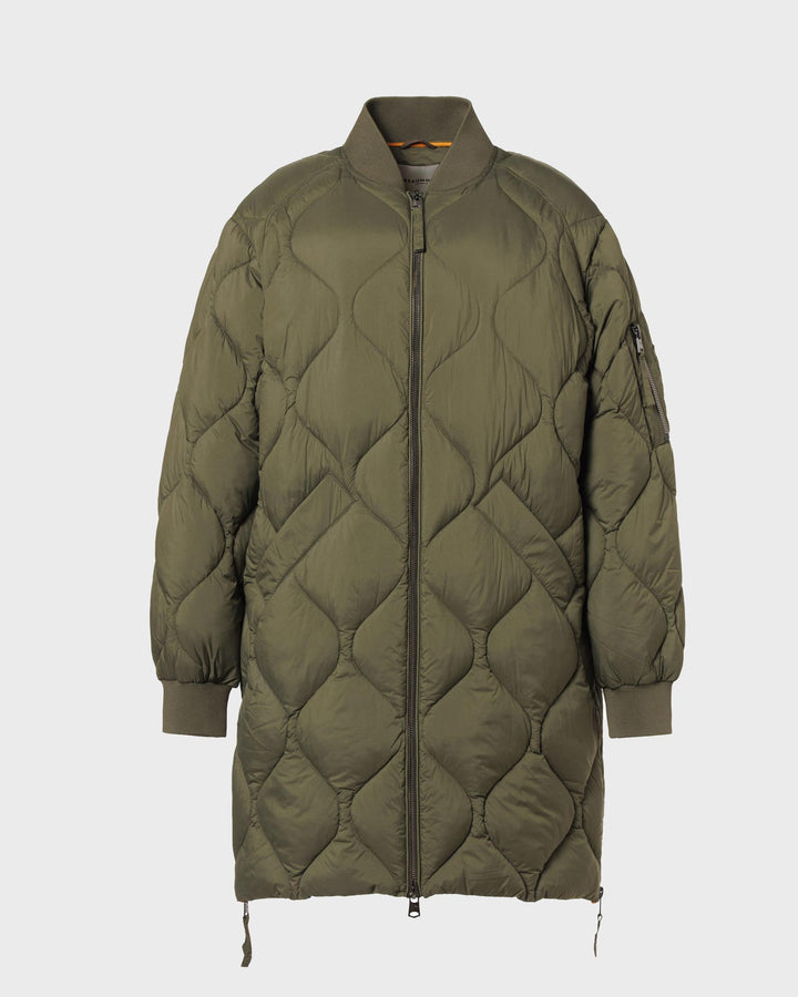 Elia Bomber Coat Green