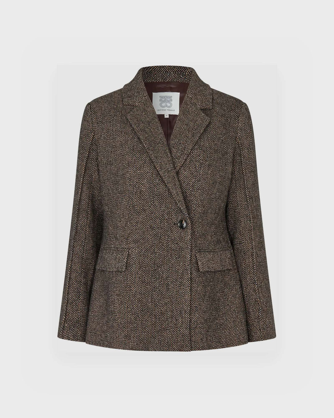 Second Female Blazer Emi New Fitted Blazer Demitasse