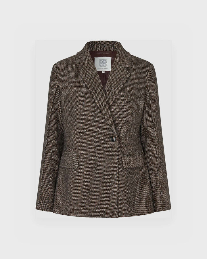 Second Female Blazer Emi New Fitted Blazer Demitasse