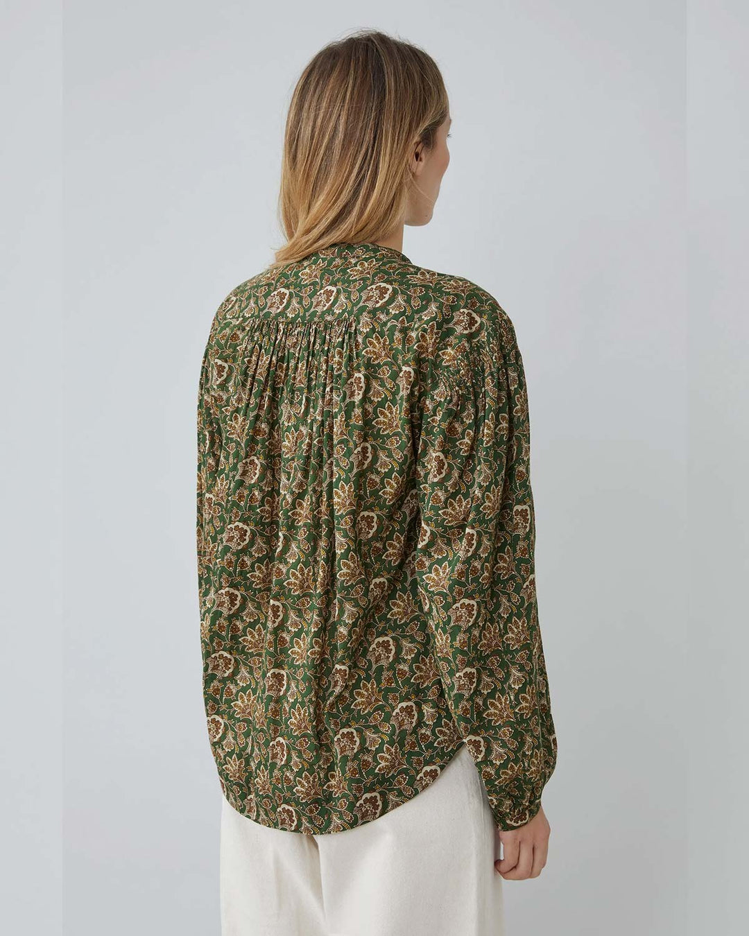 Emma Blouse N°809 India British Green