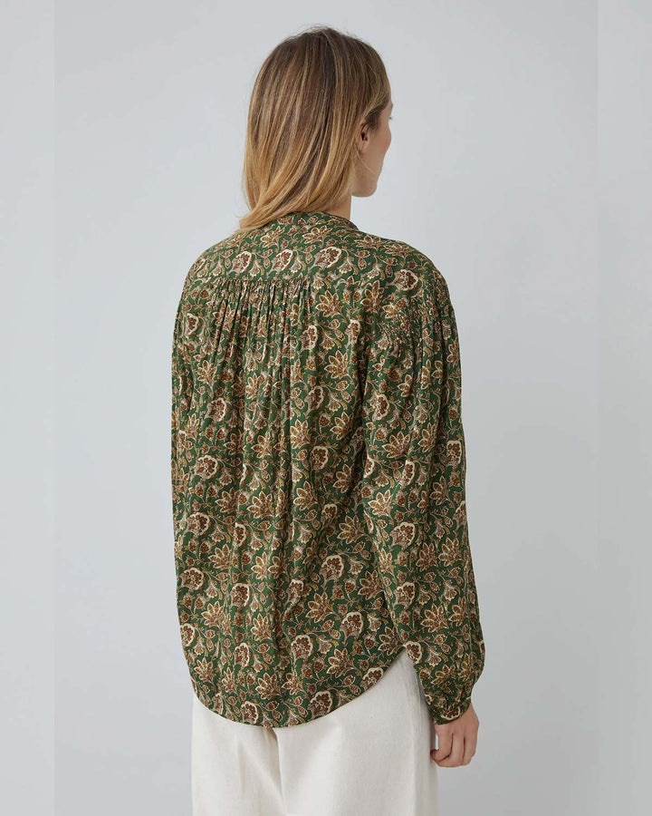 Emma Blouse N°809 India British Green