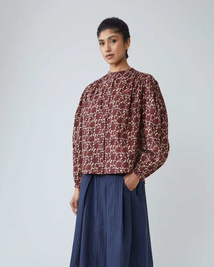 Emma Blouse N°809 India Poppy