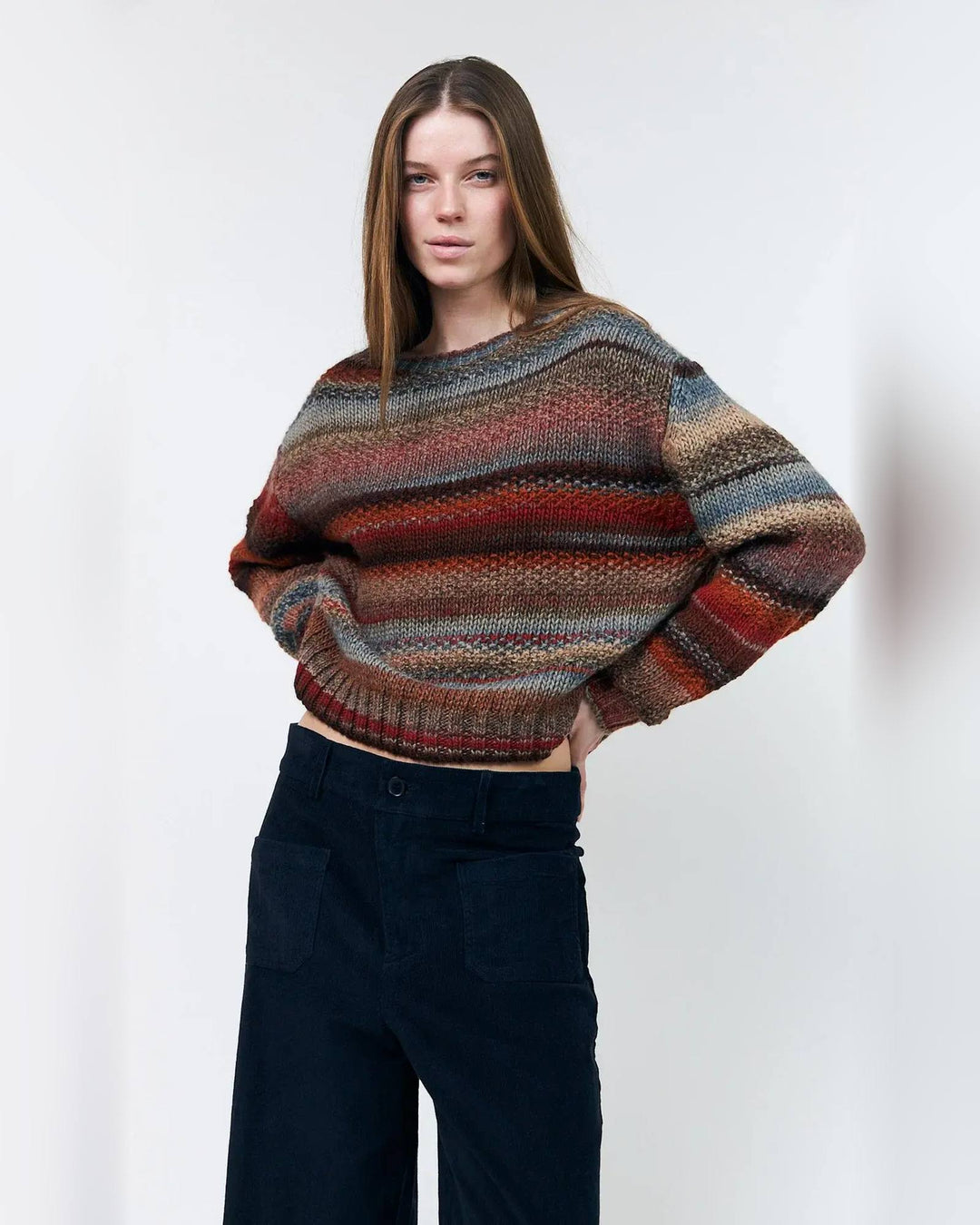 lollys laundry Pullover FairhavenLL Knit Jumper Rust – Bild 2