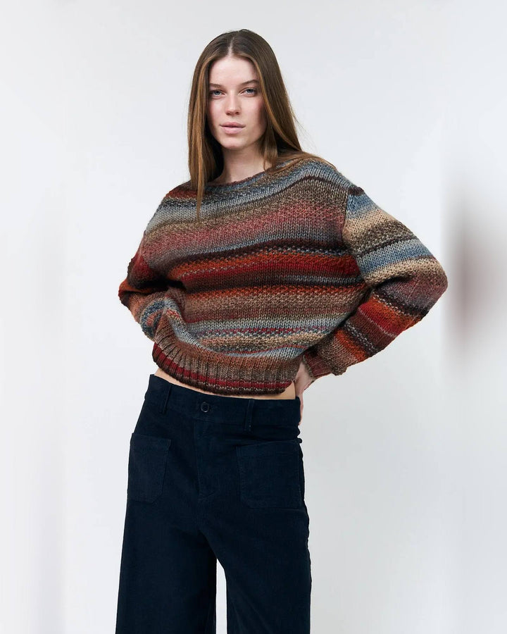 lollys laundry Pullover FairhavenLL Knit Jumper Rust – Bild 2
