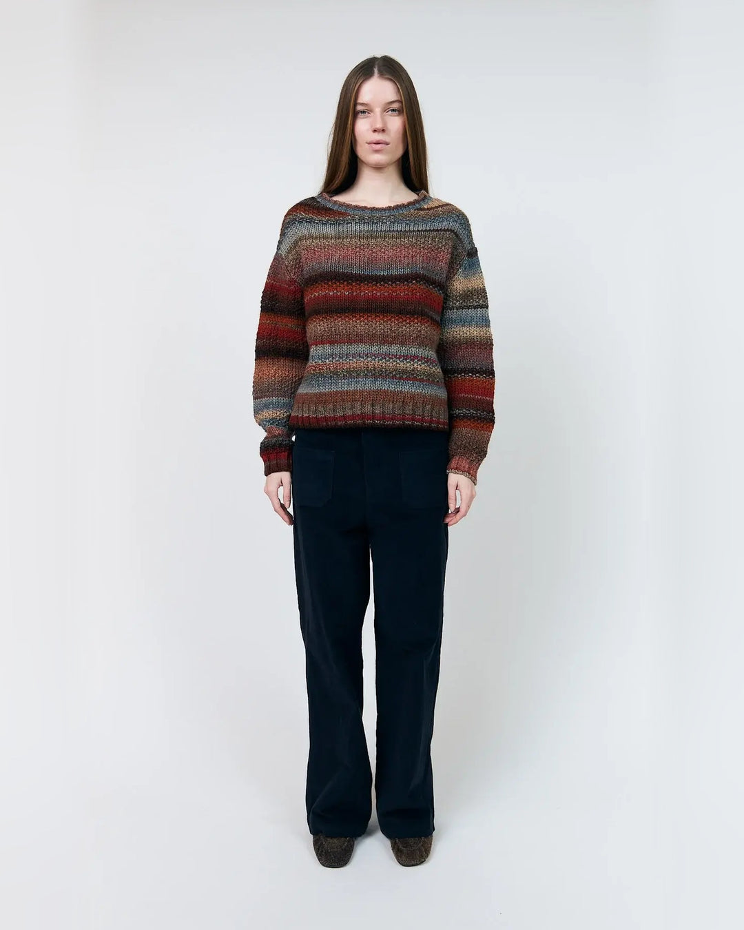 lollys laundry Pullover FairhavenLL Knit Jumper Rust – Bild 3