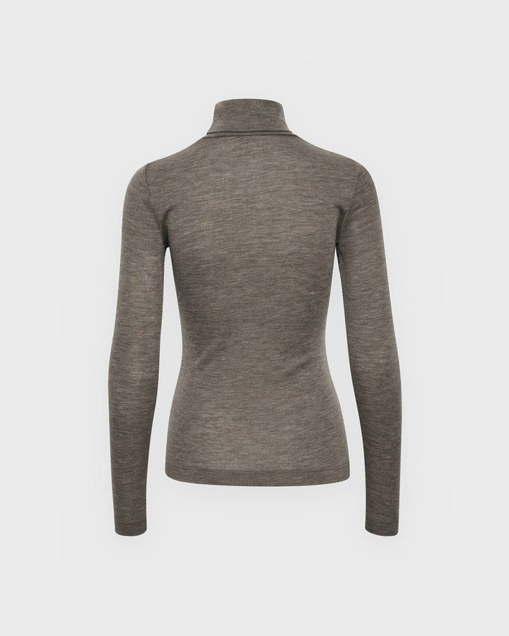 InWear Pullover FangIW Rollneck Brown Melange – Bild 2