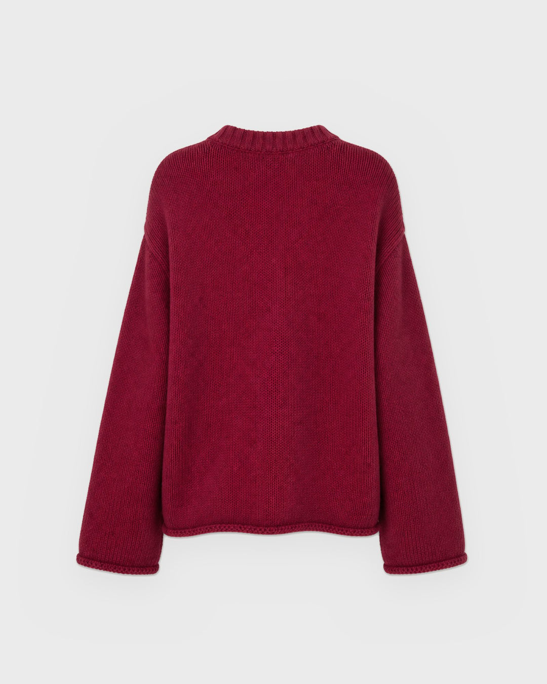 OH APRIL Pullover Fitzi Knit Jumper Cherry Red – Bild 2