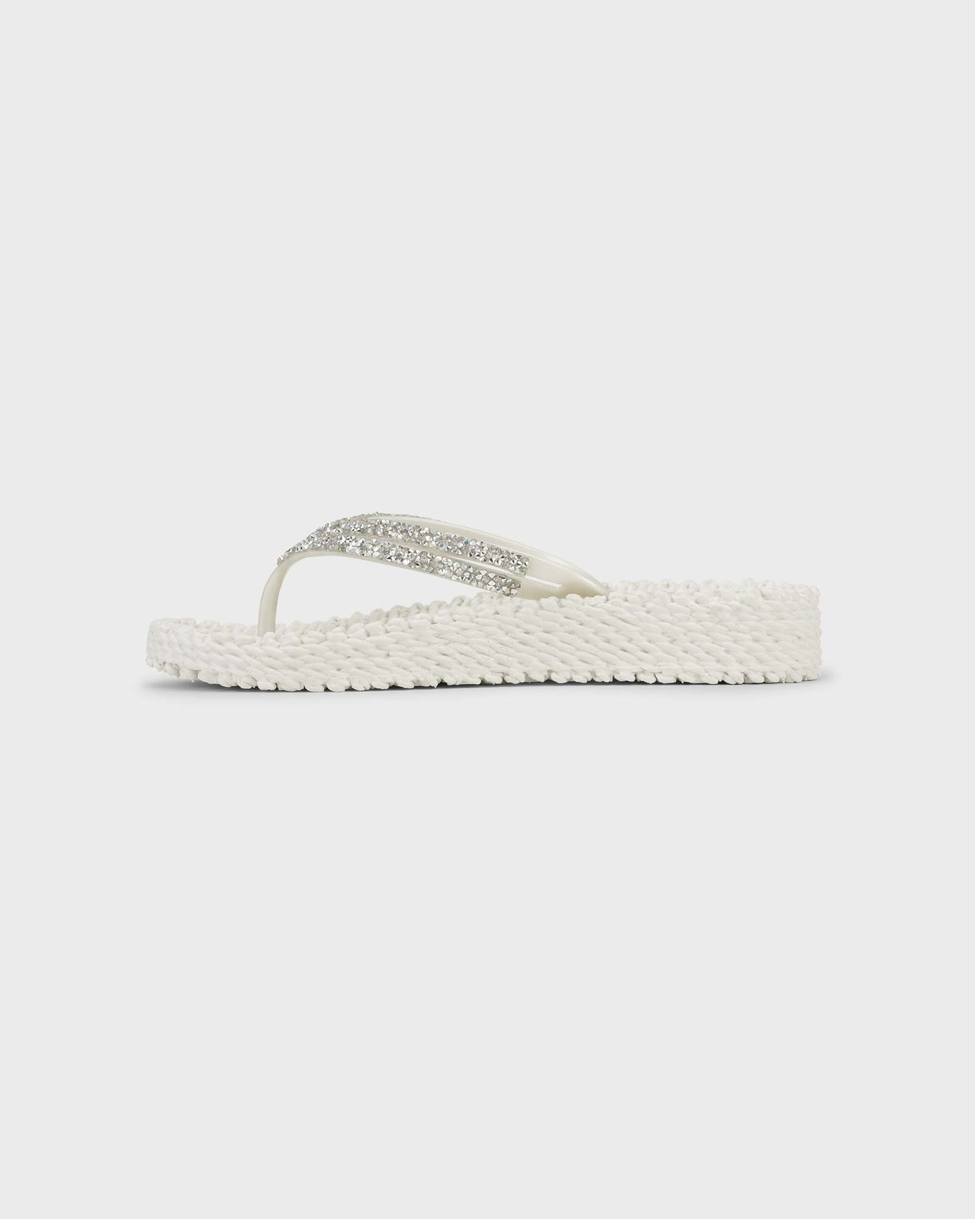 Flip Flop on Platform Sole Creme myMEID
