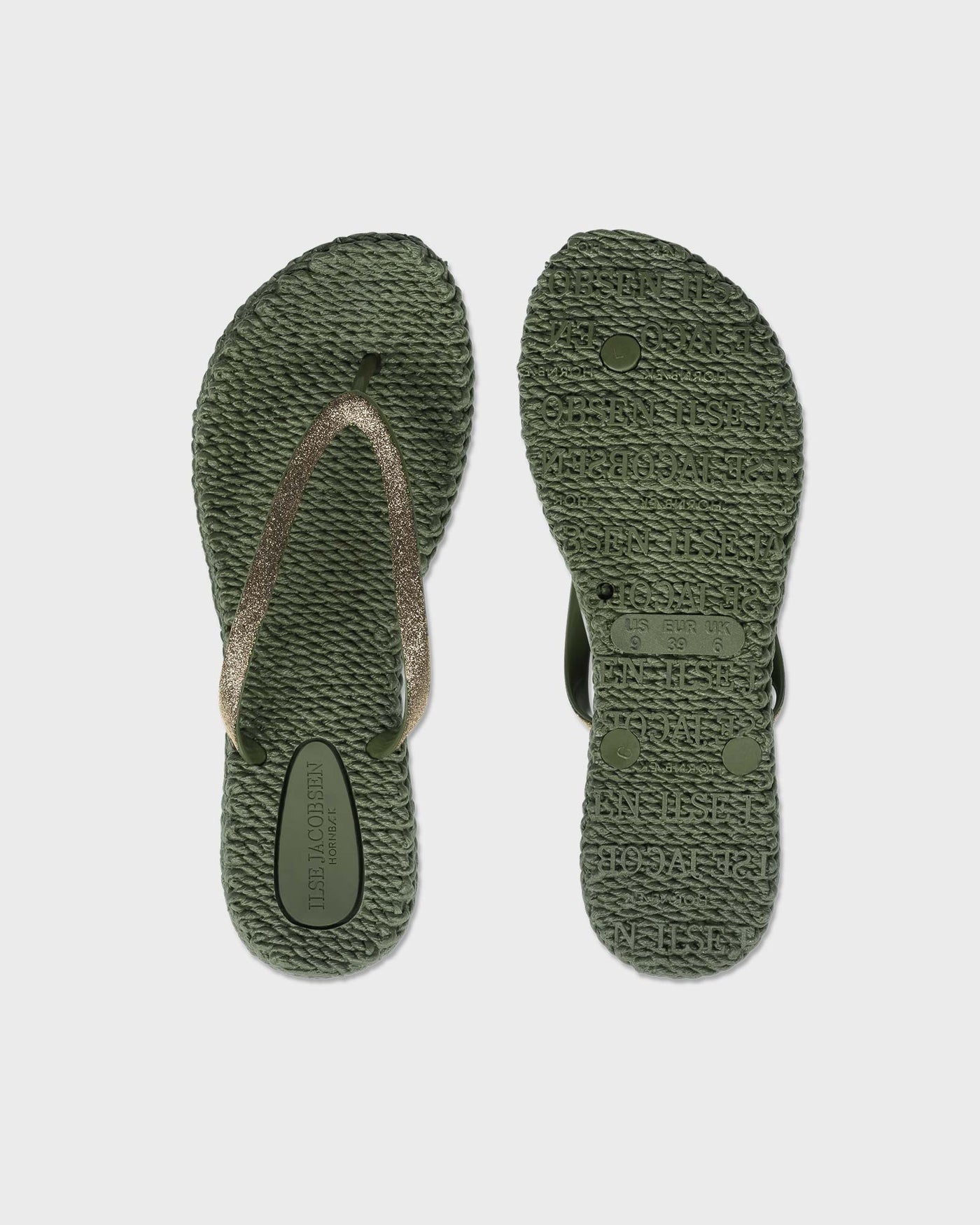 Flip Flop With Glitter Army myMEID