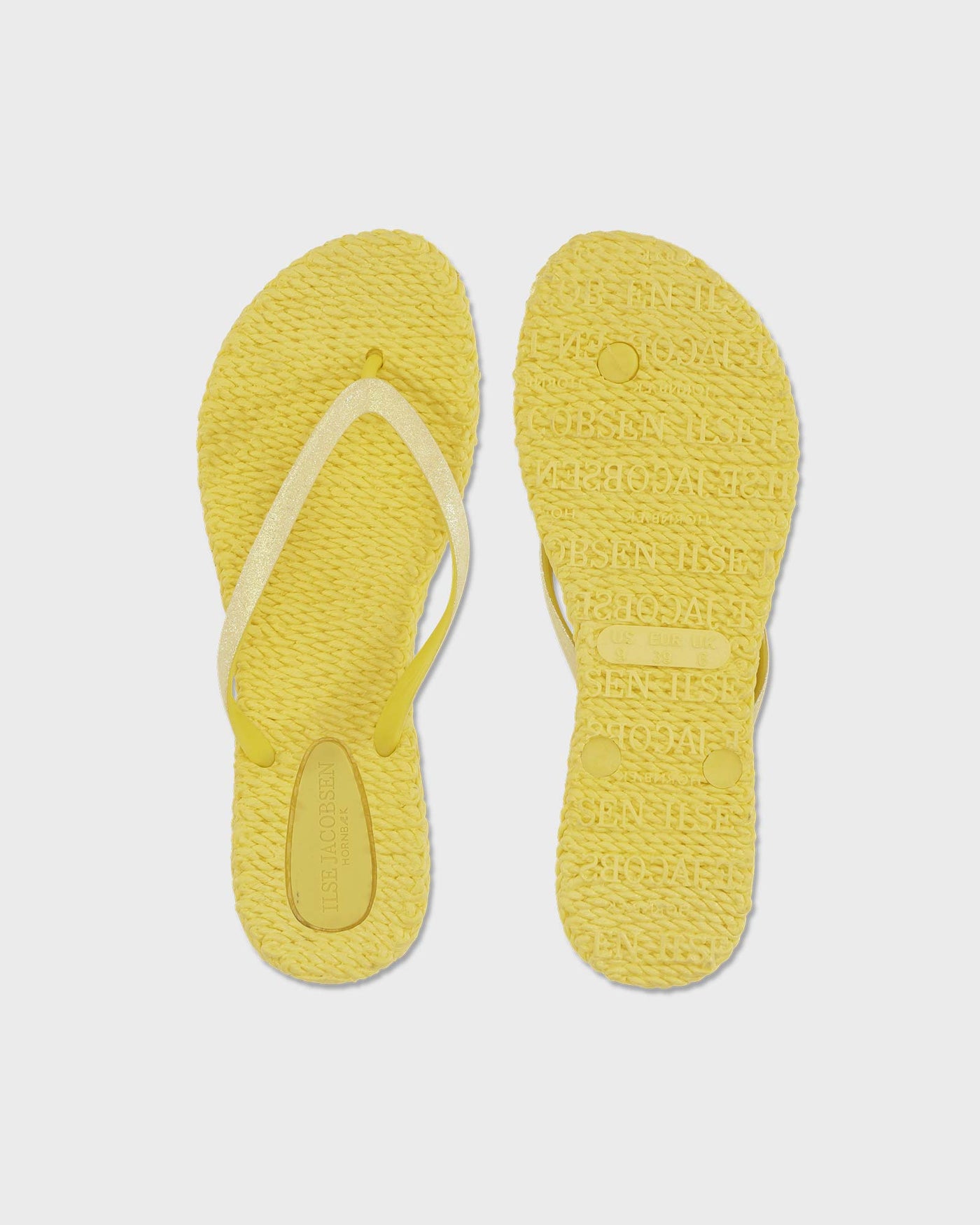 Flip Flop With Glitter Pale Banana myMEID