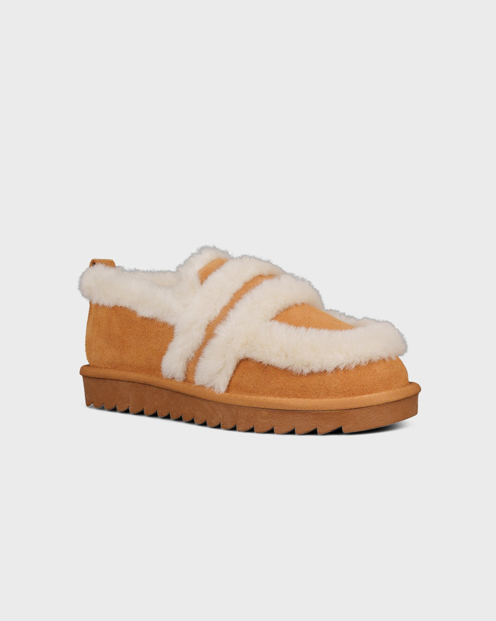 Colors of California Schuhe Furry Loafer Tan – Bild 2