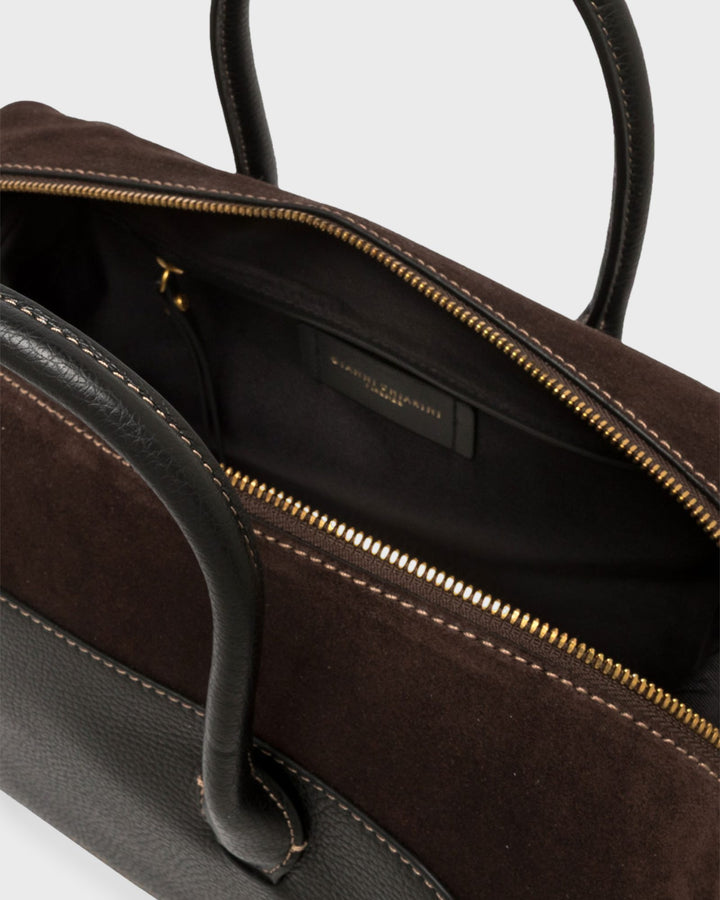 Gianni Chiarini Handtasche Gemma Nero Moka – Bild 6