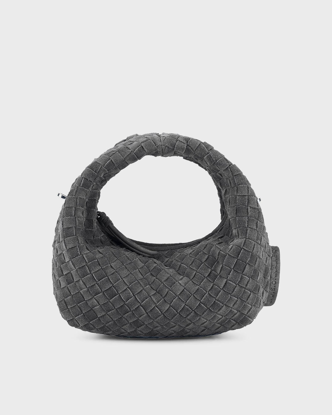 Les Visionnaires Handtasche Greta Micro Weave Cozy Asphalte