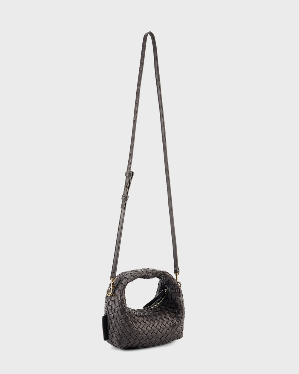 Les Visionnaires Handtasche Greta Micro Weave Silky Café – Bild 2