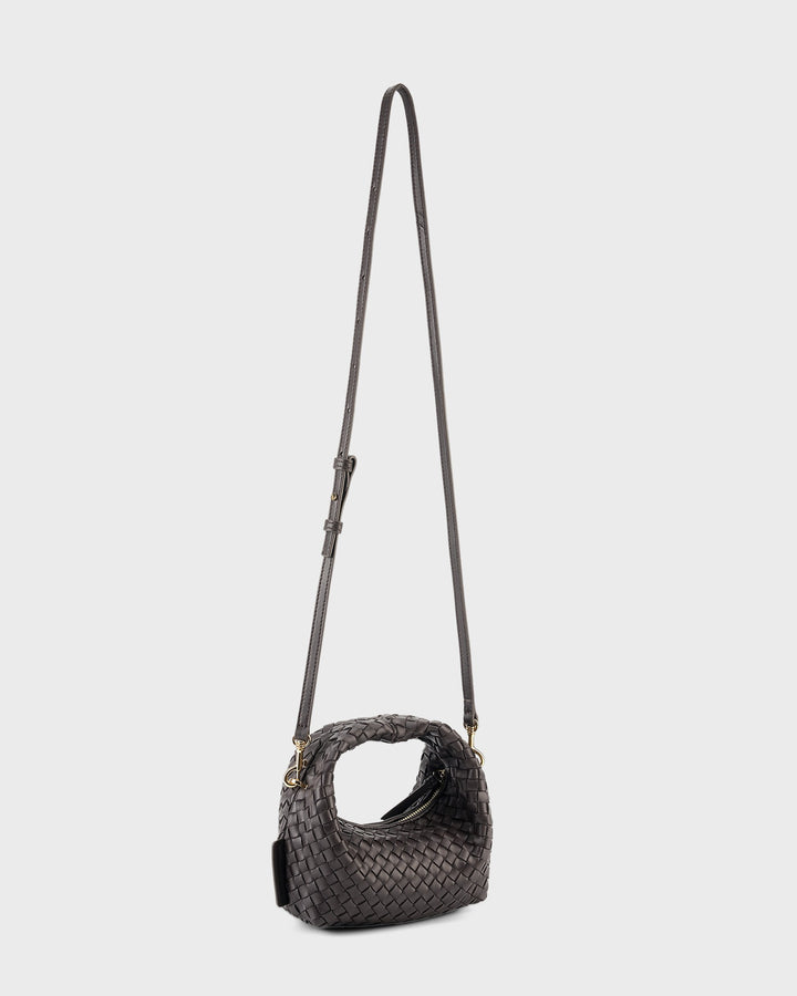 Les Visionnaires Handtasche Greta Micro Weave Silky Café – Bild 2