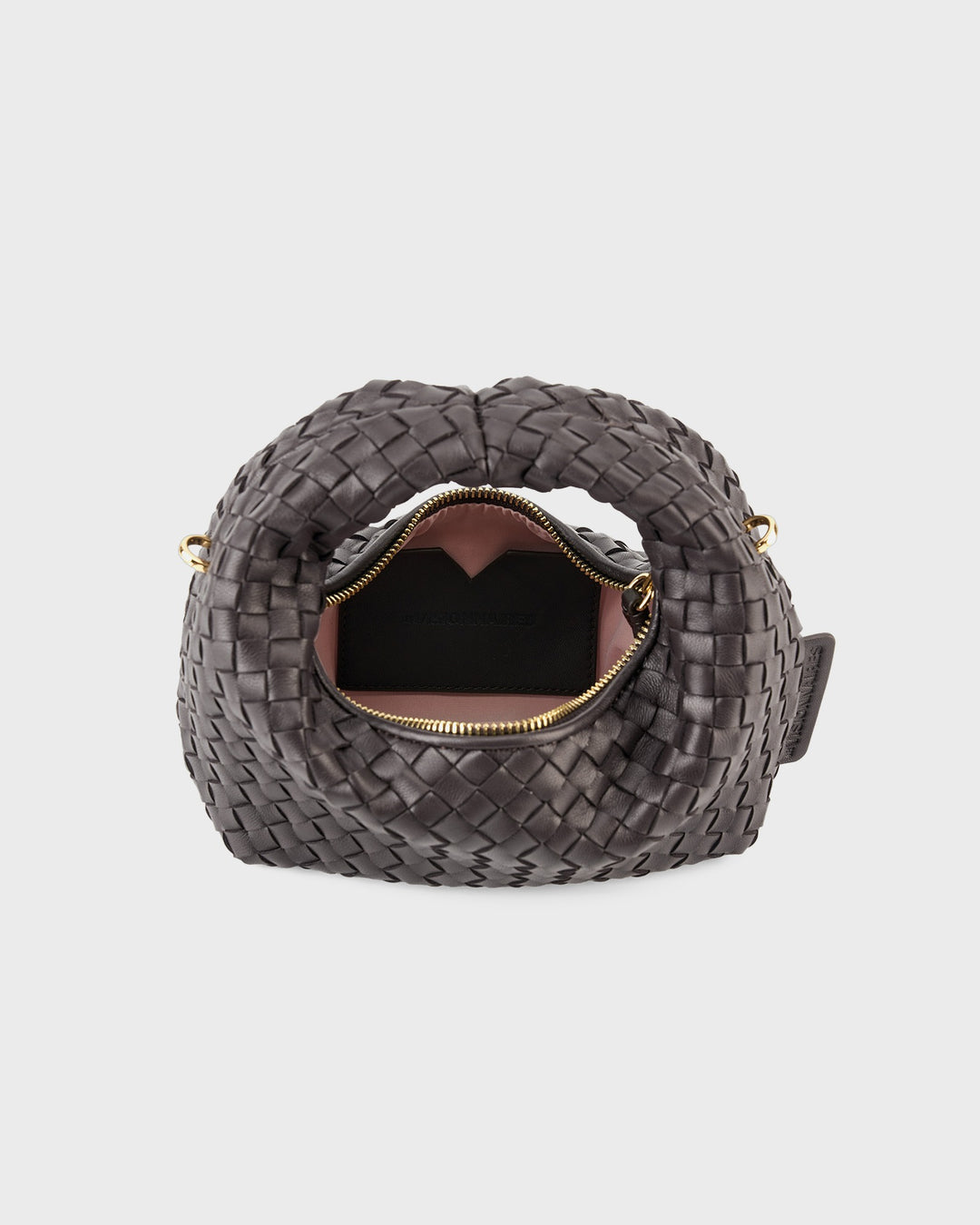 Les Visionnaires Handtasche Greta Micro Weave Silky Café – Bild 4