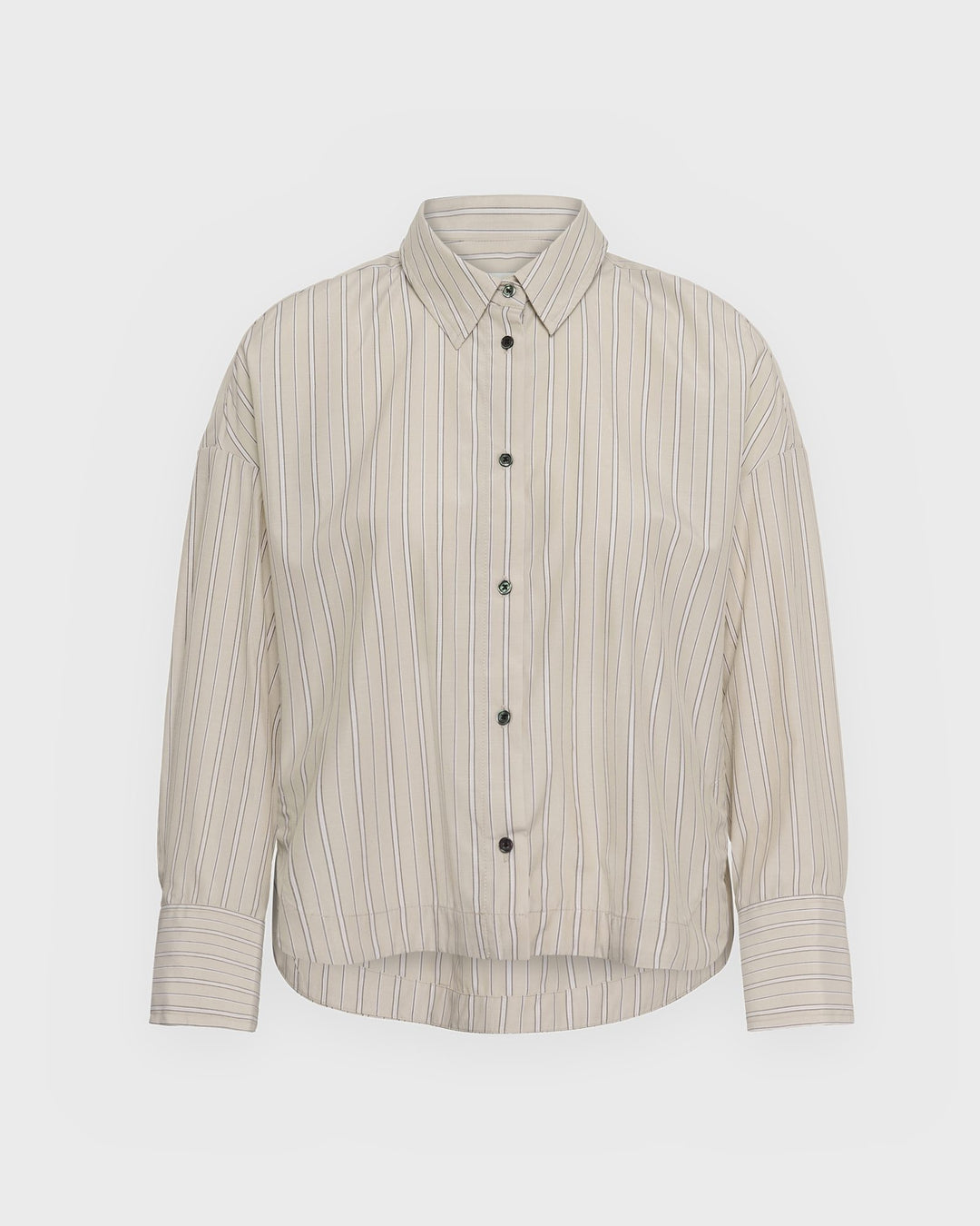 InWear Bluse Haleniw Short Shirt Dobby Stip Hummus