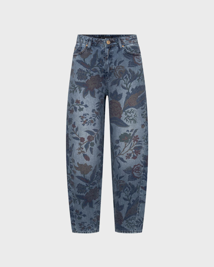 Hanni 7/8 Flower Denim