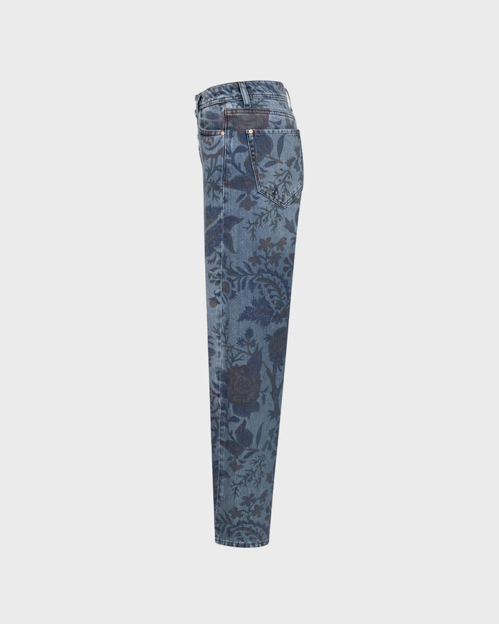 Hanni 7/8 Flower Denim